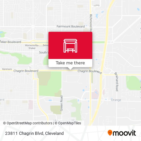 23811 Chagrin Blvd map