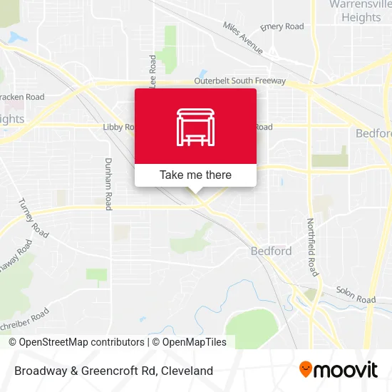 Mapa de Broadway & Greencroft Rd