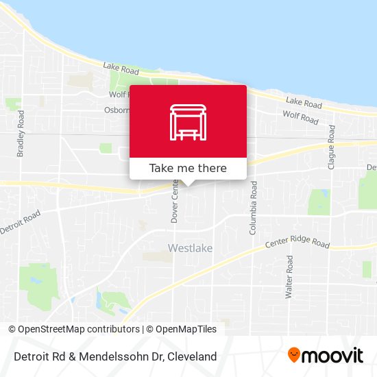 Detroit Rd & Mendelssohn Dr map