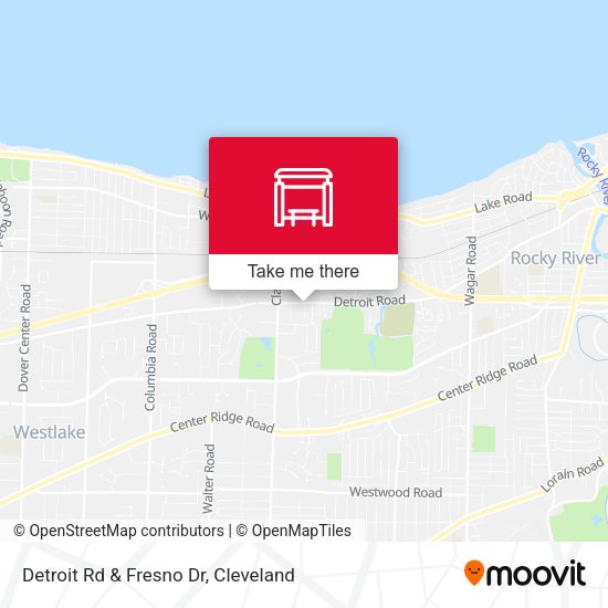 Mapa de Detroit Rd & Fresno Dr