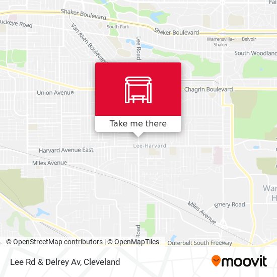 Mapa de Lee Rd & Delrey Av