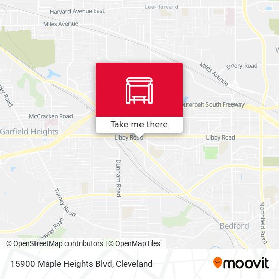 15900 Maple Heights Blvd map