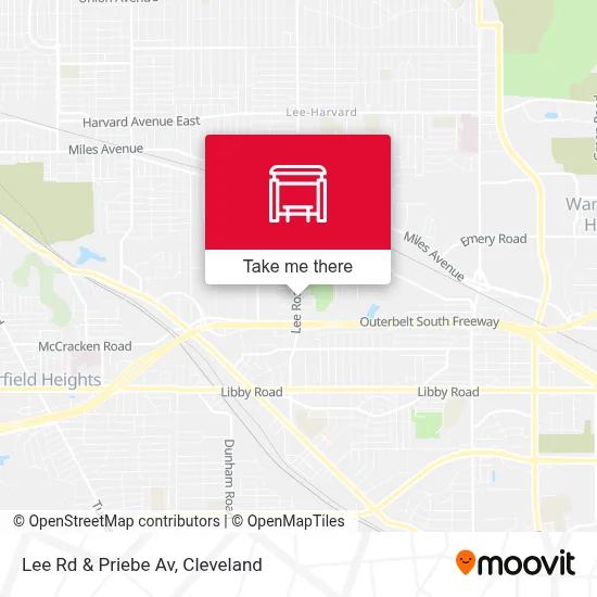 Lee Rd & Priebe Av map