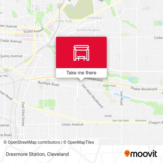 Drexmore Station map