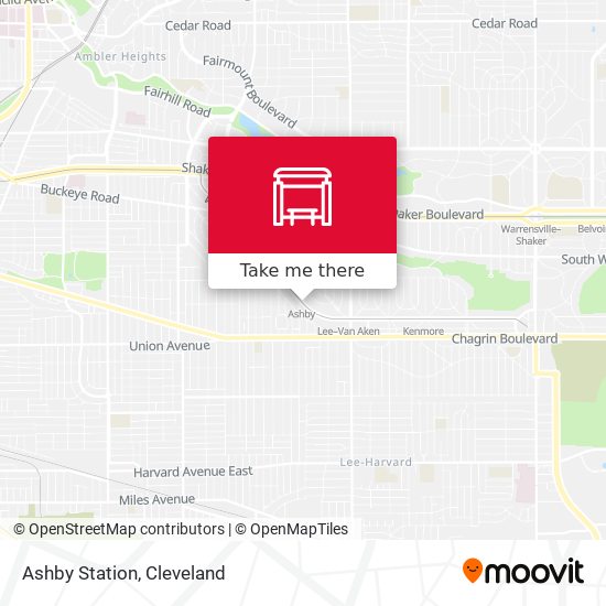 Mapa de Ashby Station