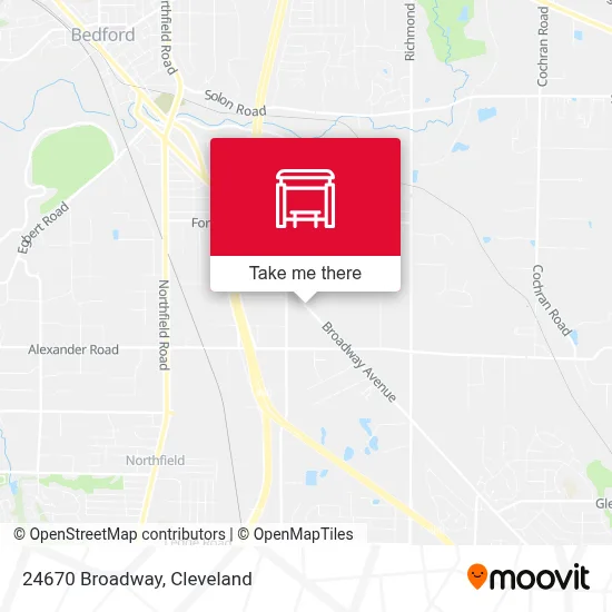 24670 Broadway map
