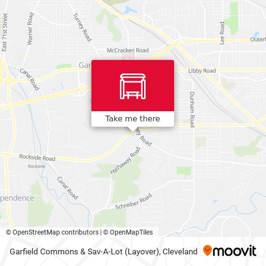 Garfield Commons & Sav-A-Lot (Layover) map
