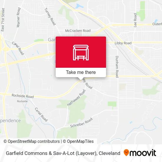 Garfield Commons & Sav-A-Lot (Layover) map