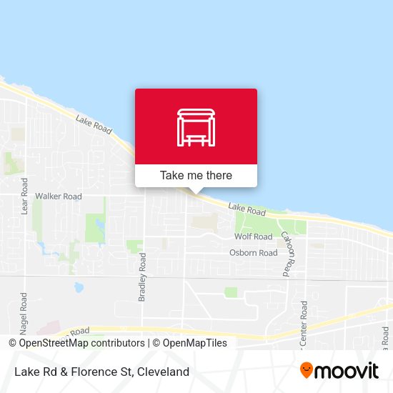 Lake Rd & Florence St map