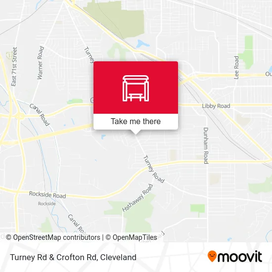 Turney Rd & Crofton Rd map