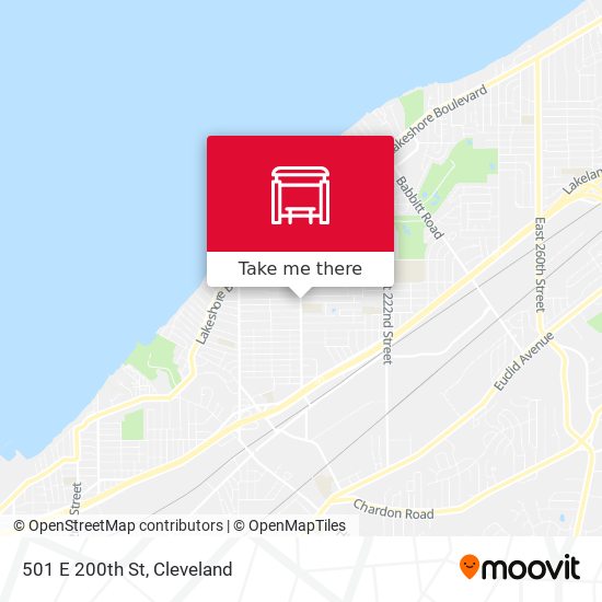 Mapa de 501 E 200th St