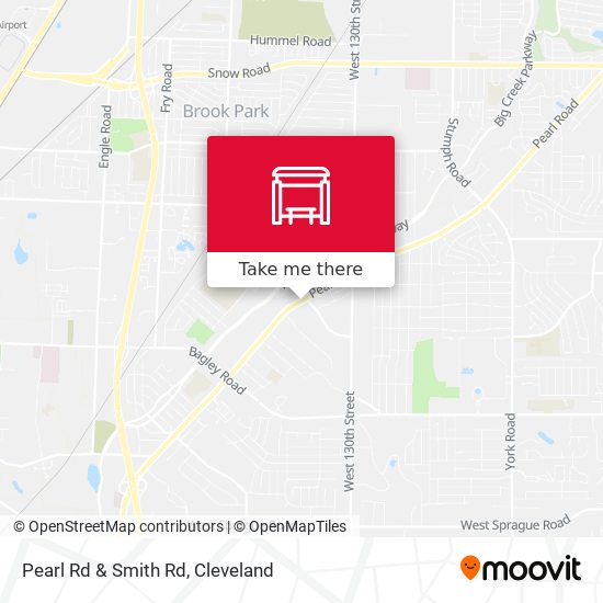 Pearl Rd & Smith Rd map