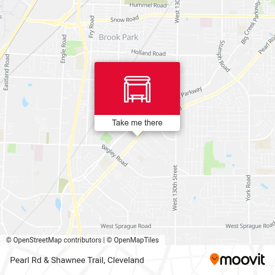 Pearl Rd & Shawnee Trail map