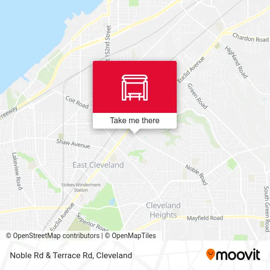Noble Rd & Terrace Rd map