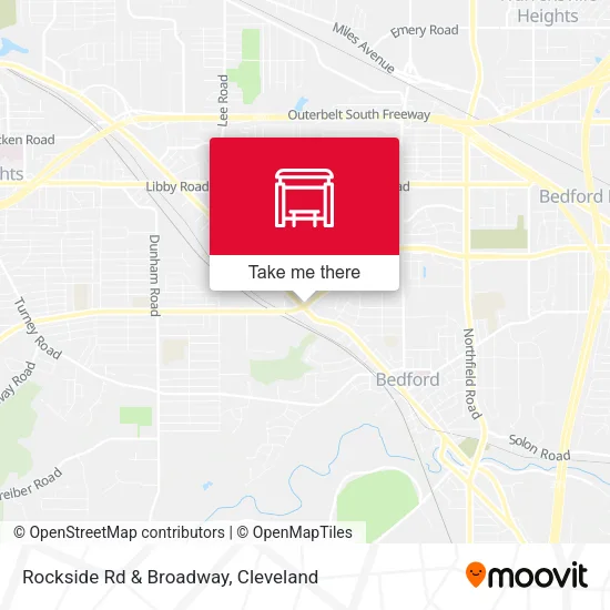 Mapa de Rockside Rd & Broadway