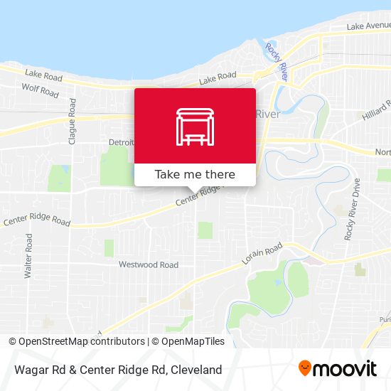 Mapa de Wagar Rd & Center Ridge Rd