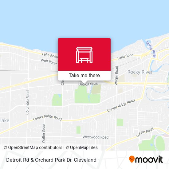 Mapa de Detroit Rd & Orchard Park Dr