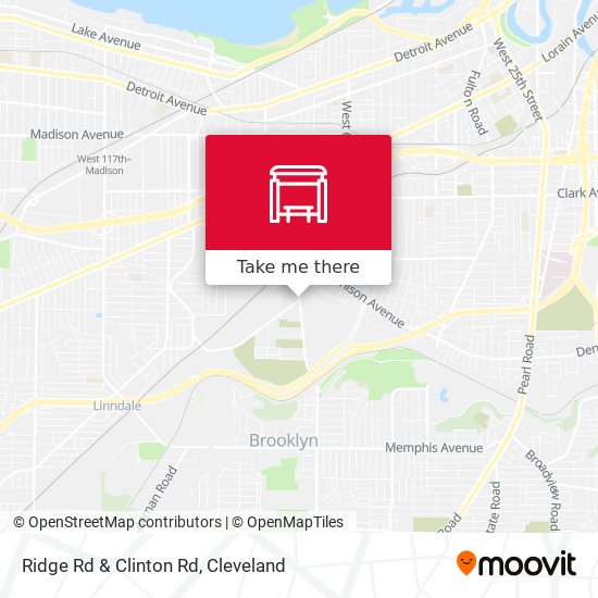 Ridge Rd & Clinton Rd map