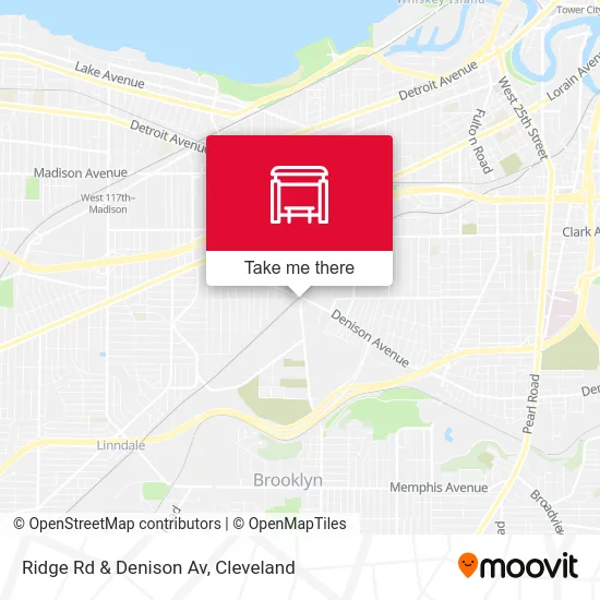 Ridge Rd & Denison Av map