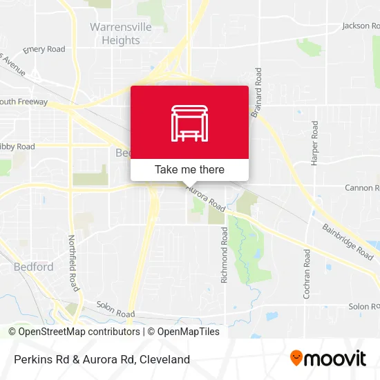 Mapa de Perkins Rd & Aurora Rd