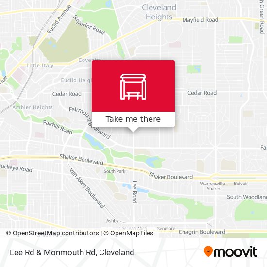 Mapa de Lee Rd & Monmouth Rd