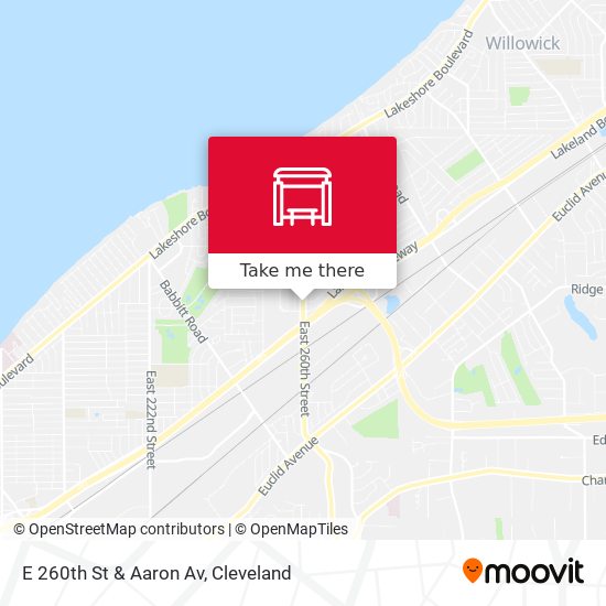 Mapa de E 260th St & Aaron Av