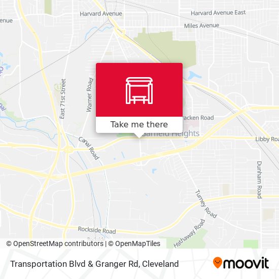 Mapa de Transportation  Blvd & Granger Rd