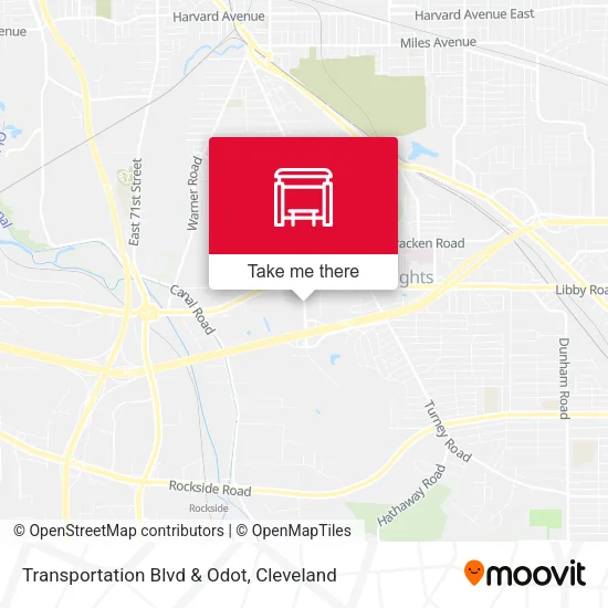 Transportation  Blvd & Odot map