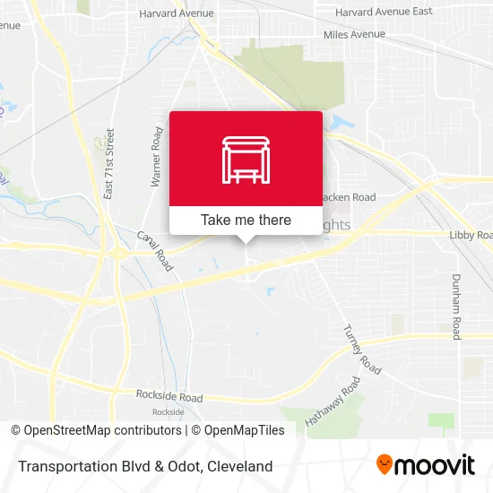 Transportation  Blvd & Odot map