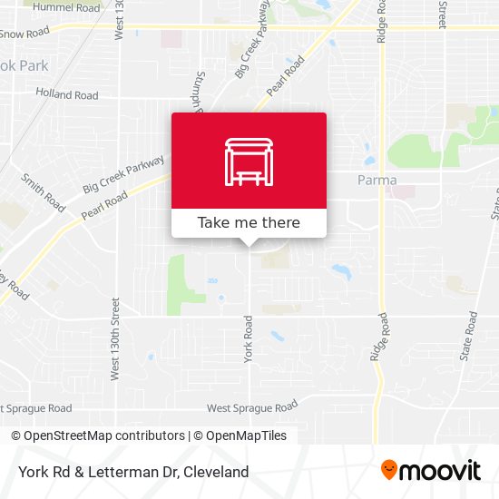 Mapa de York Rd & Letterman Dr
