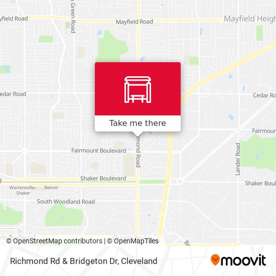 Richmond Rd & Bridgeton Dr map
