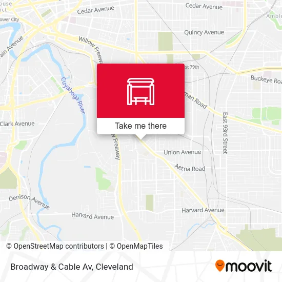 Broadway & Cable Av map