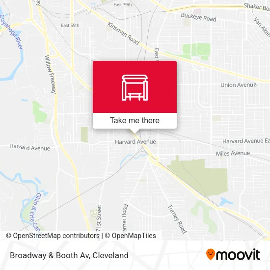 Broadway & Booth Av map