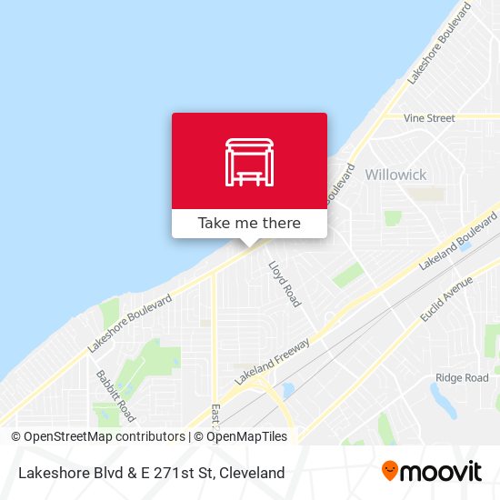 Lakeshore Blvd & E 271st St map