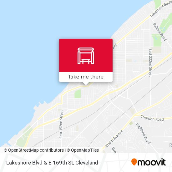 Lakeshore Blvd & E 169th St map