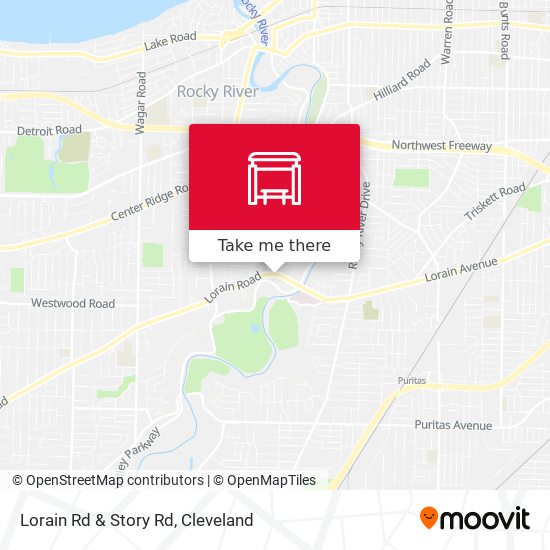 Lorain Rd & Story Rd map