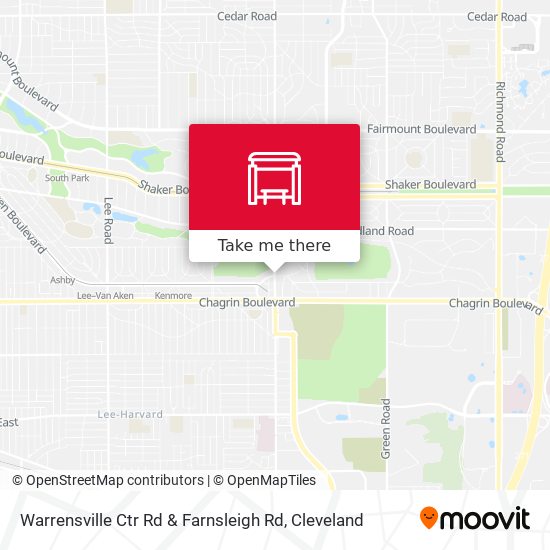 Warrensville Ctr Rd & Farnsleigh Rd map