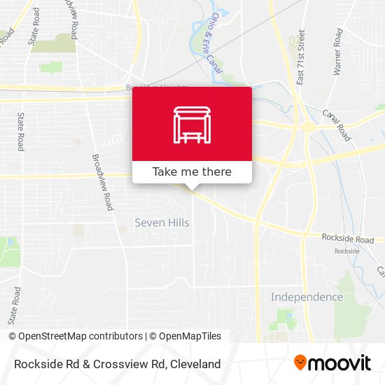 Rockside Rd & Crossview Rd map