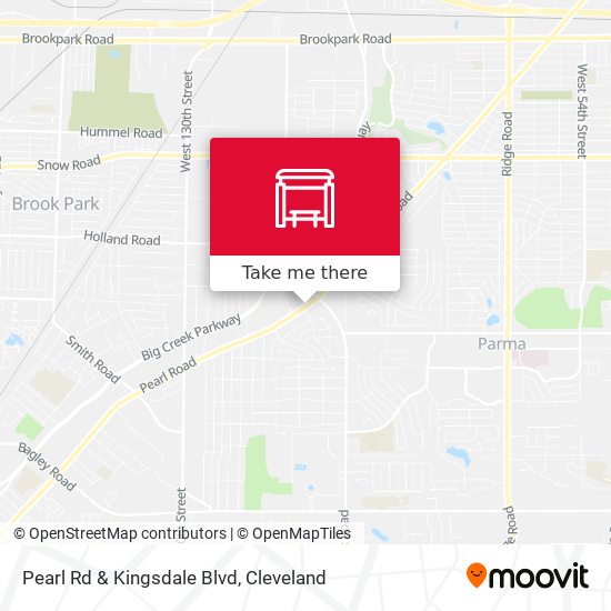 Pearl Rd & Kingsdale Blvd map
