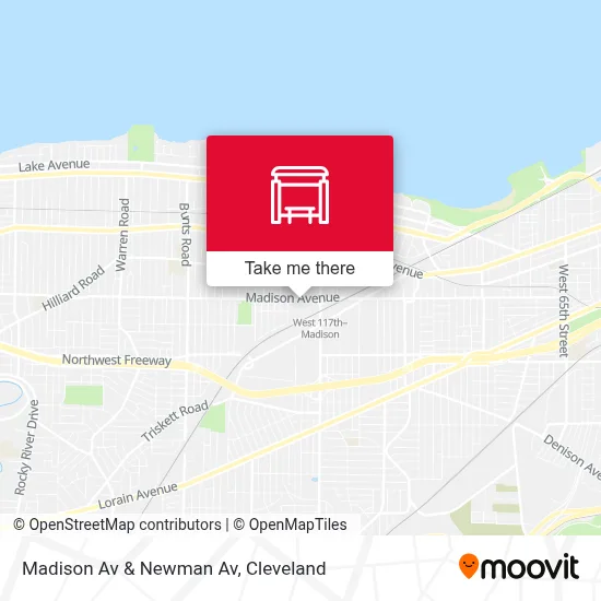 Madison Av & Newman Av map