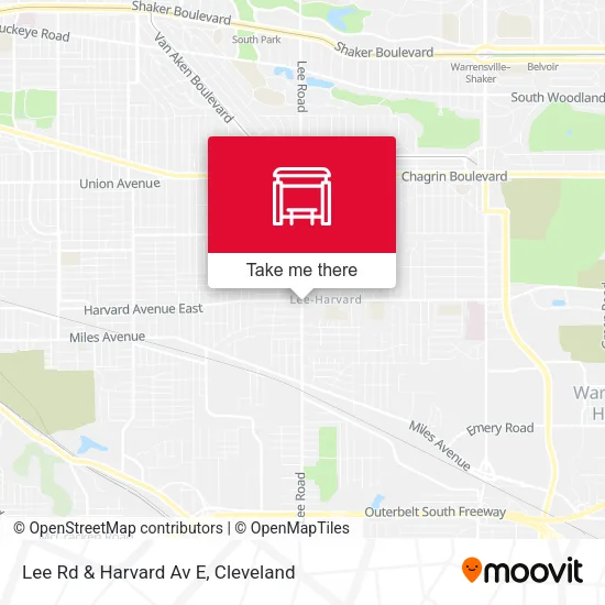 Mapa de Lee Rd & Harvard Av E