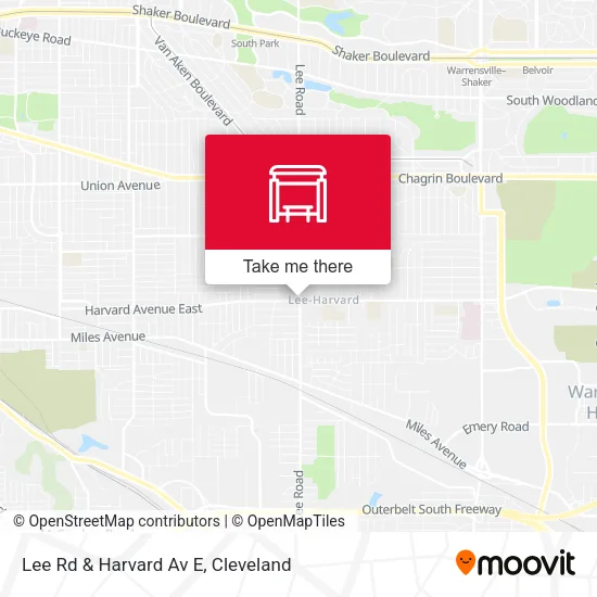 Mapa de Lee Rd & Harvard Av E