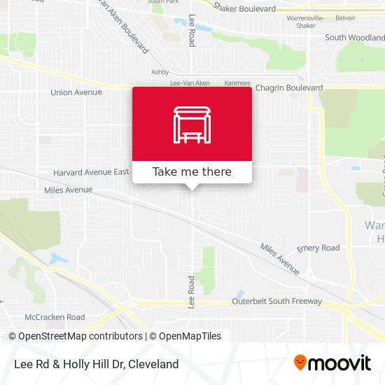Lee Rd & Holly Hill Dr map