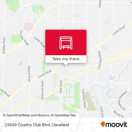 25600 Country Club Blvd map
