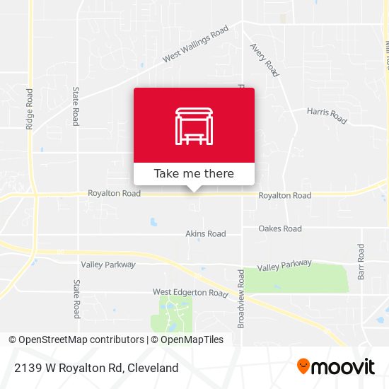 Mapa de 2139 W Royalton Rd