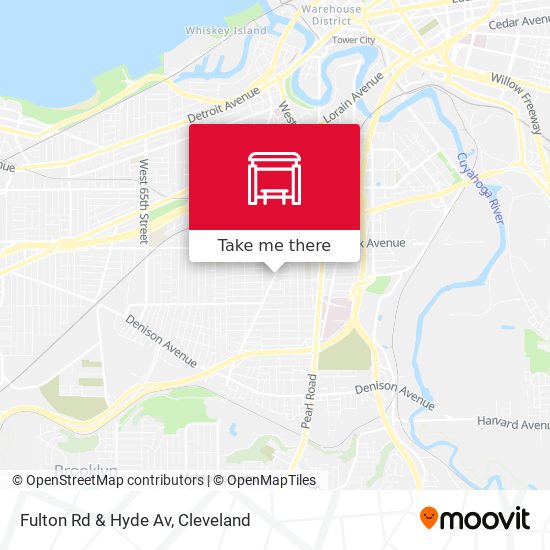 Mapa de Fulton Rd & Hyde Av