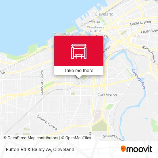 Fulton Rd & Bailey Av map