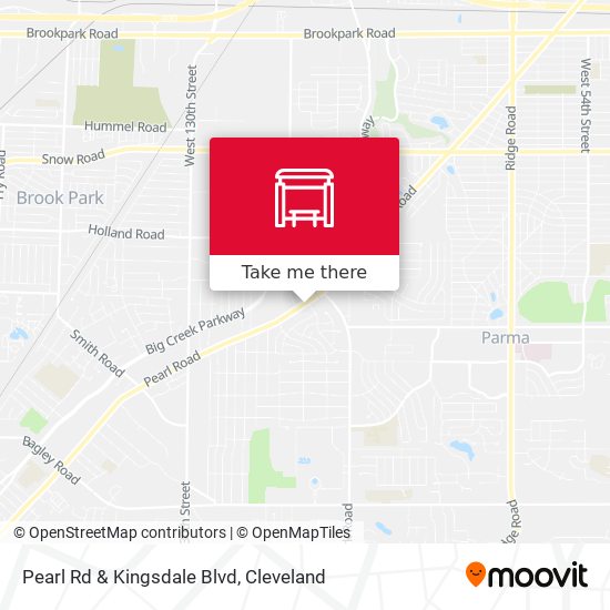 Mapa de Pearl Rd & Kingsdale Blvd