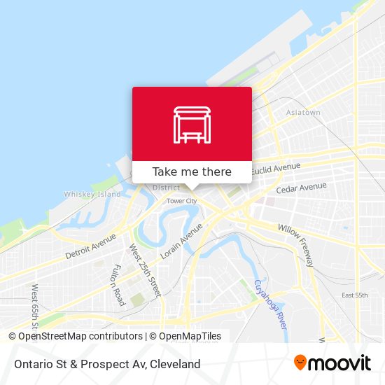 Mapa de Ontario St & Prospect Av