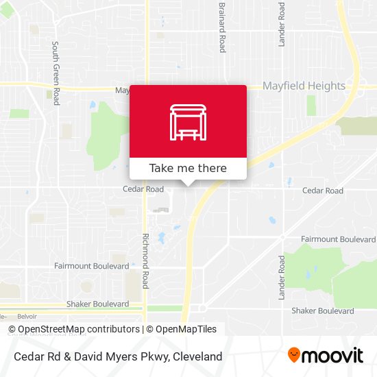 Cedar Rd & David Myers Pkwy map